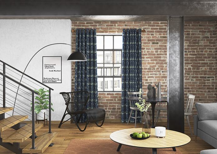 Narvik, Blue - Made to Measure Curtains - Image 5